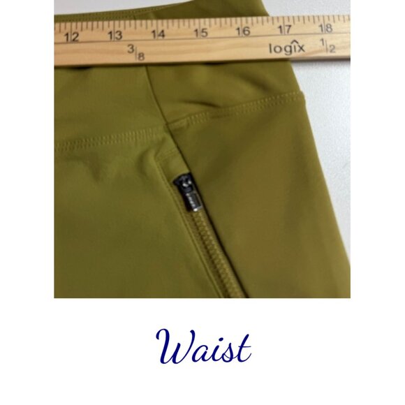 Athleta Women’s Olive PowerLift Workout Pants Size 16 - Picture 5 of 11